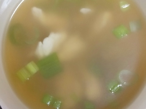 簡単!鶏ガラスープの素で鶏白湯スープ風